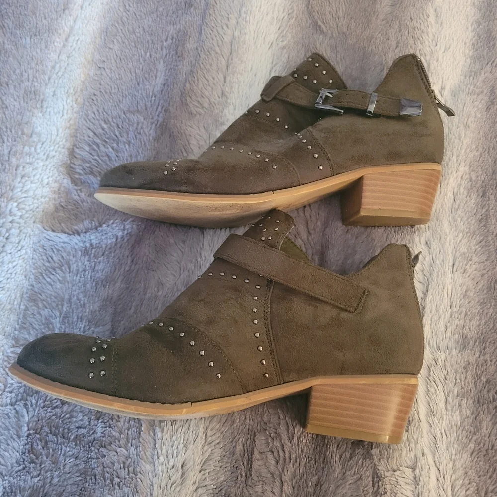Studded booties size 9